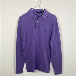 Polo Ralph Lauren Purple Men's S Custom Slim Fit Top Preppy Academia Summer Golf